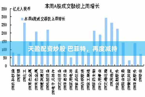 天盈配资炒股 巴菲特，再度减持