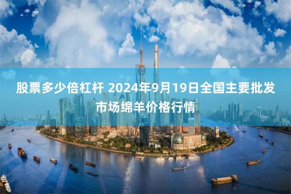 股票多少倍杠杆 2024年9月19日全国主要批发市场绵羊价格行情
