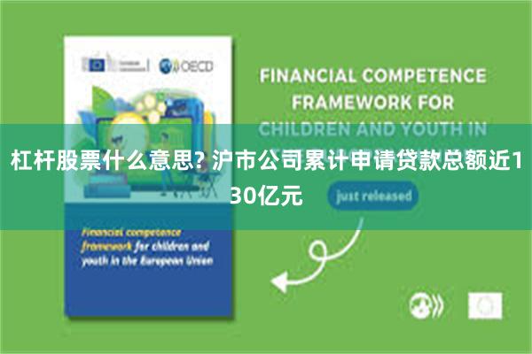 杠杆股票什么意思? 沪市公司累计申请贷款总额近130亿元
