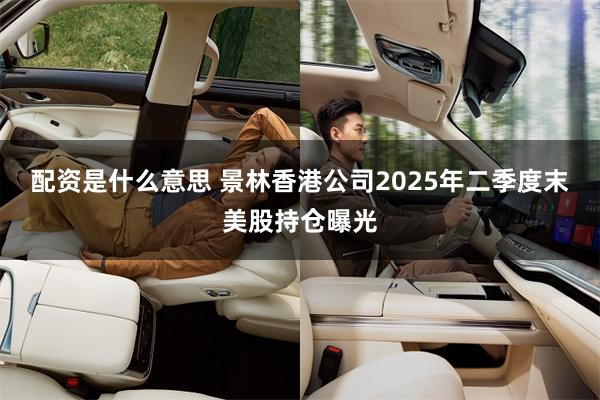 配资是什么意思 景林香港公司2025年二季度末美股持仓曝光